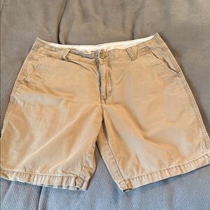 Old Navy Men's Khaki Flat Front Shorts